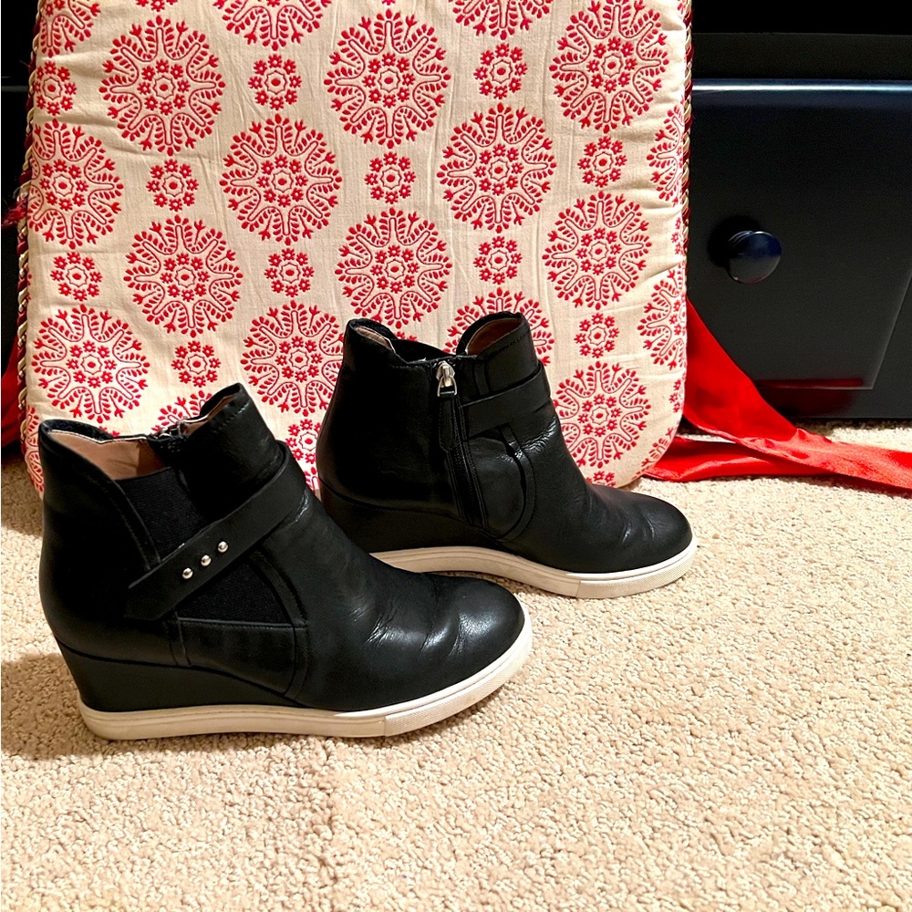Linea pelle wedge sneakers